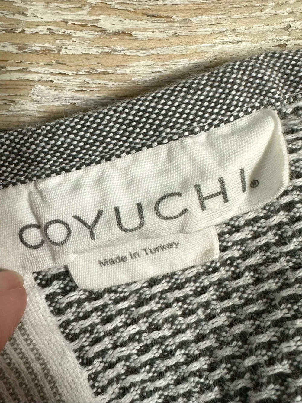 Coyuchi Organic Cotton Mediterranean Towels 4 Pieces Gray-Shadow w/ Deep Pewter